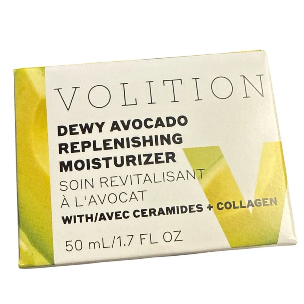 VOLITION BEAUTY Dewy Avocado Replenishing Moisturizer, 1.7OZ Full Sized, New